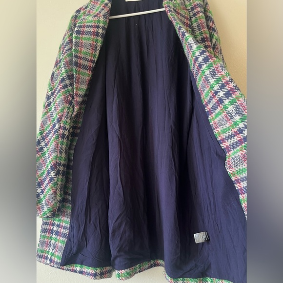 ASTR The Label Keller Plaid Wool Blend Coat Size Large - Picture 11 of 15